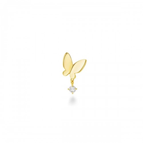 un papillon brillant diamond 耳环