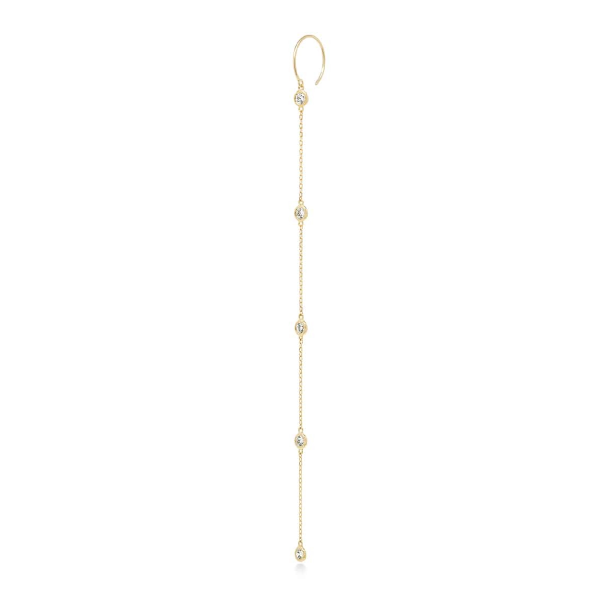 nudity diamonds cinq 耳环