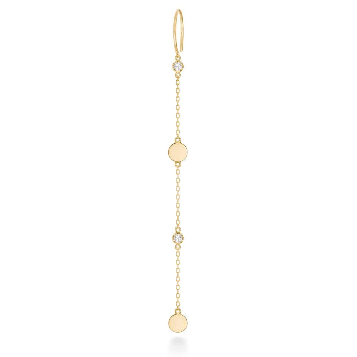nudity grand mother of pearl 长款耳环