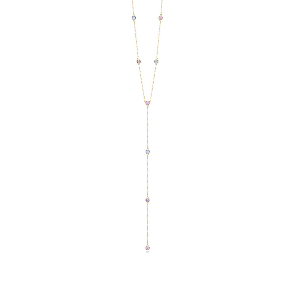 nudity la vallière sapphire 项链