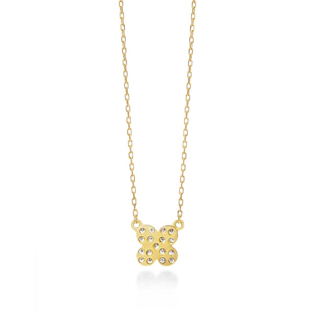 petal pavé 项链