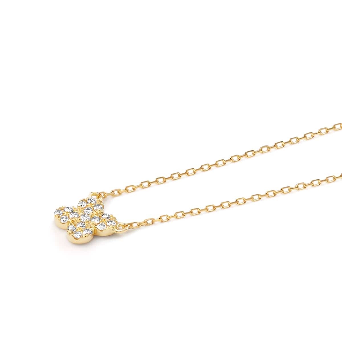 petal pavé 项链