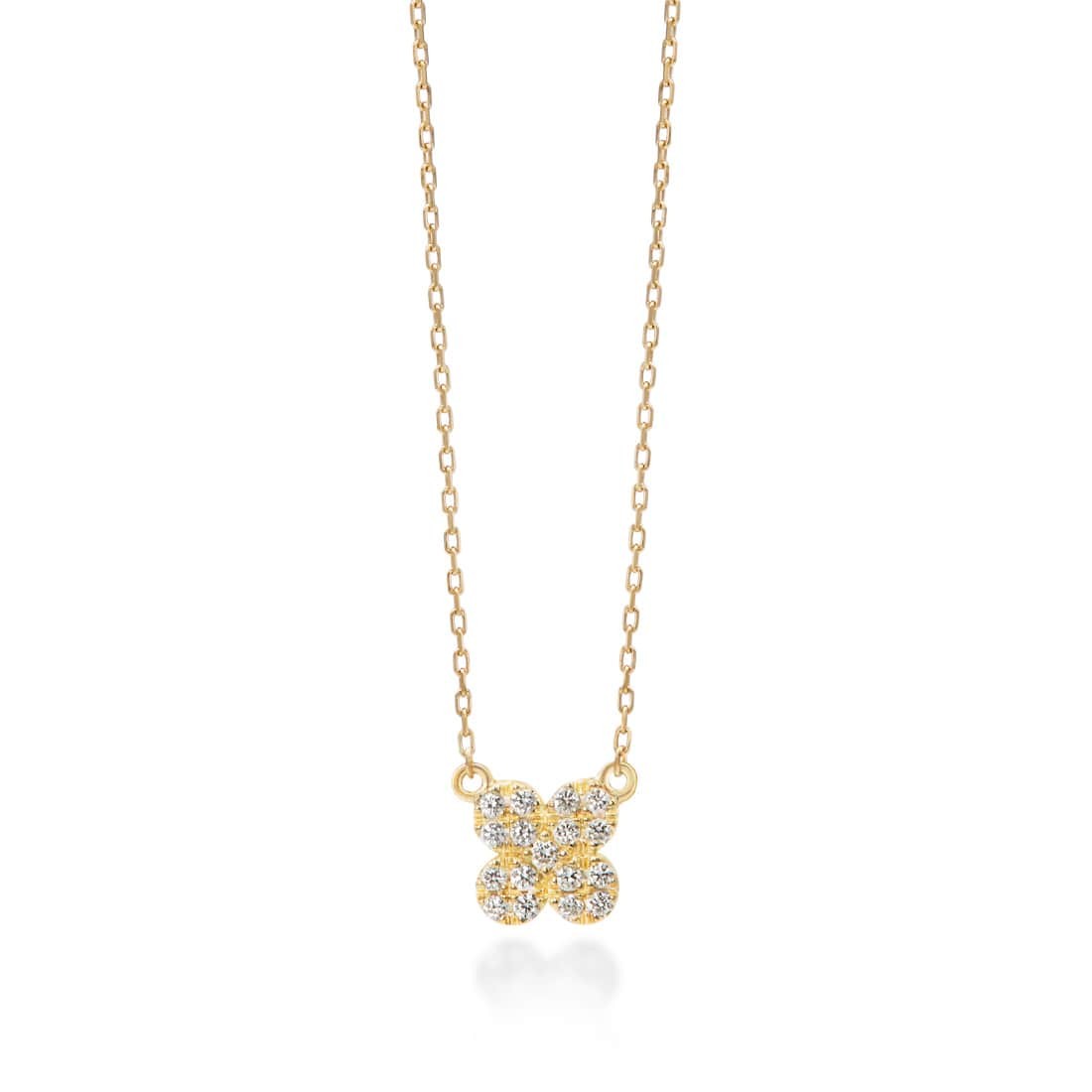 petal pavé 项链