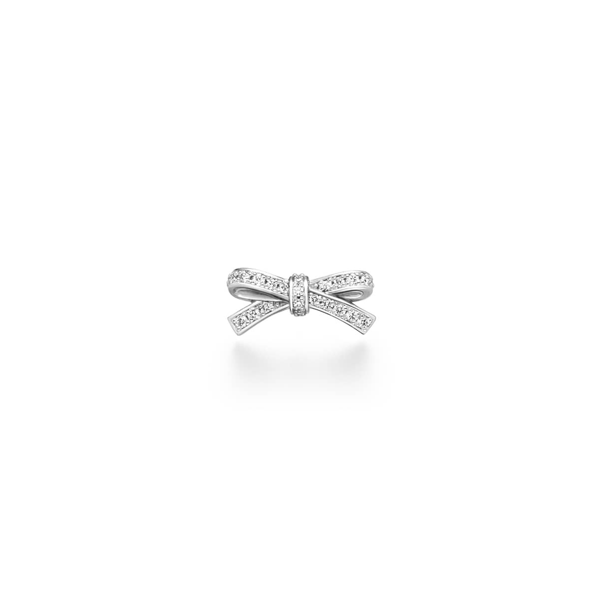 petit ruban diamond 耳环