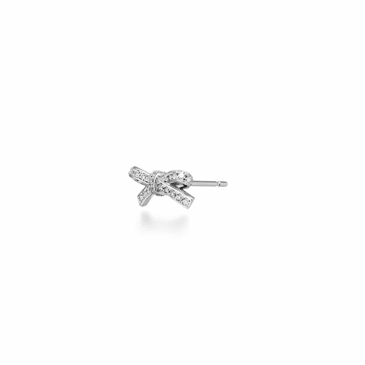 petit ruban diamond 耳环
