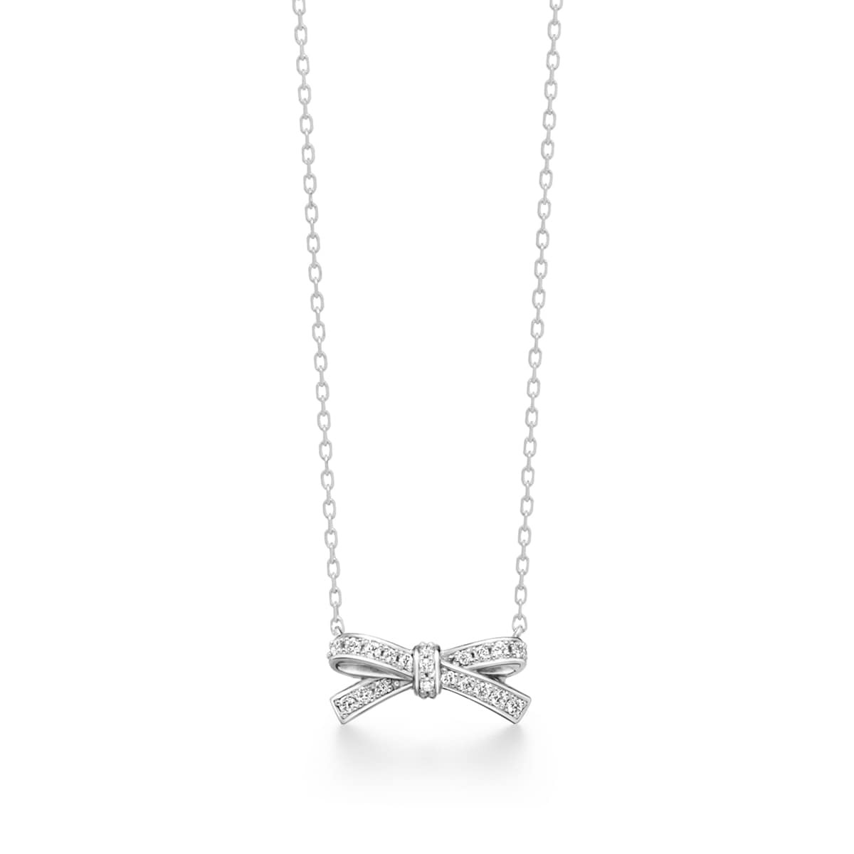petit ruban diamond 项链