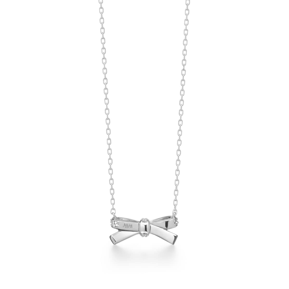 petit ruban diamond 项链