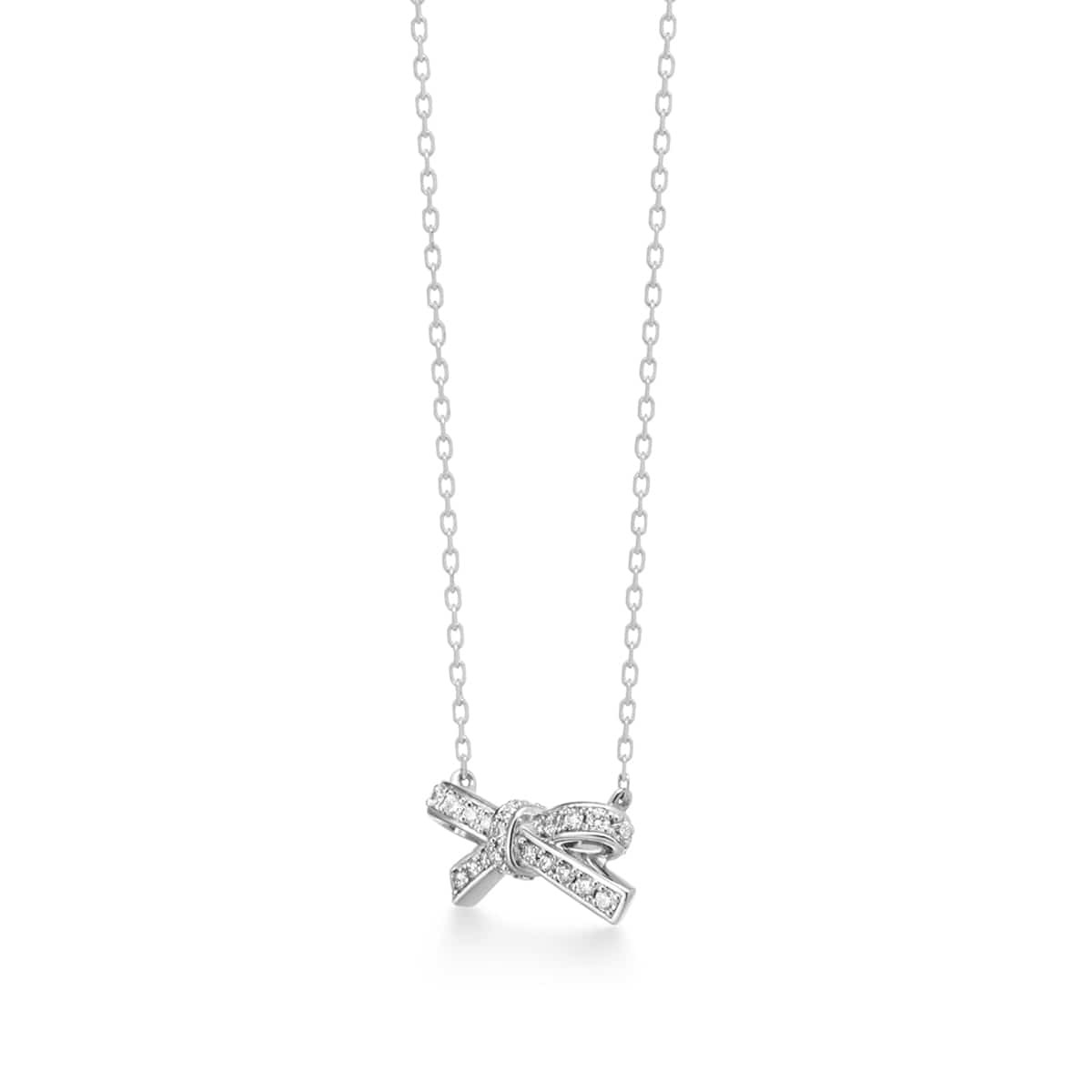 petit ruban diamond 项链