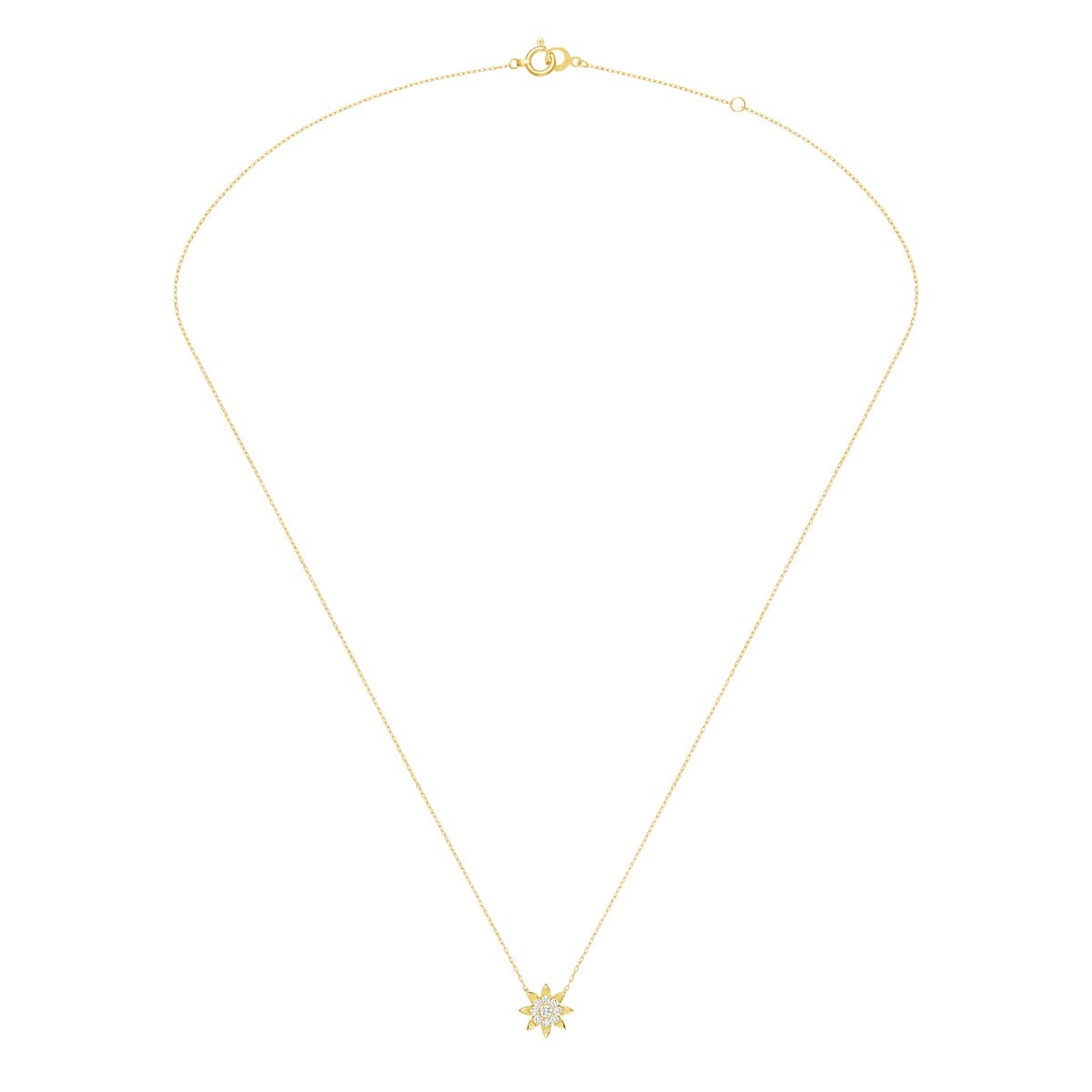 petit soleil diamond 项链