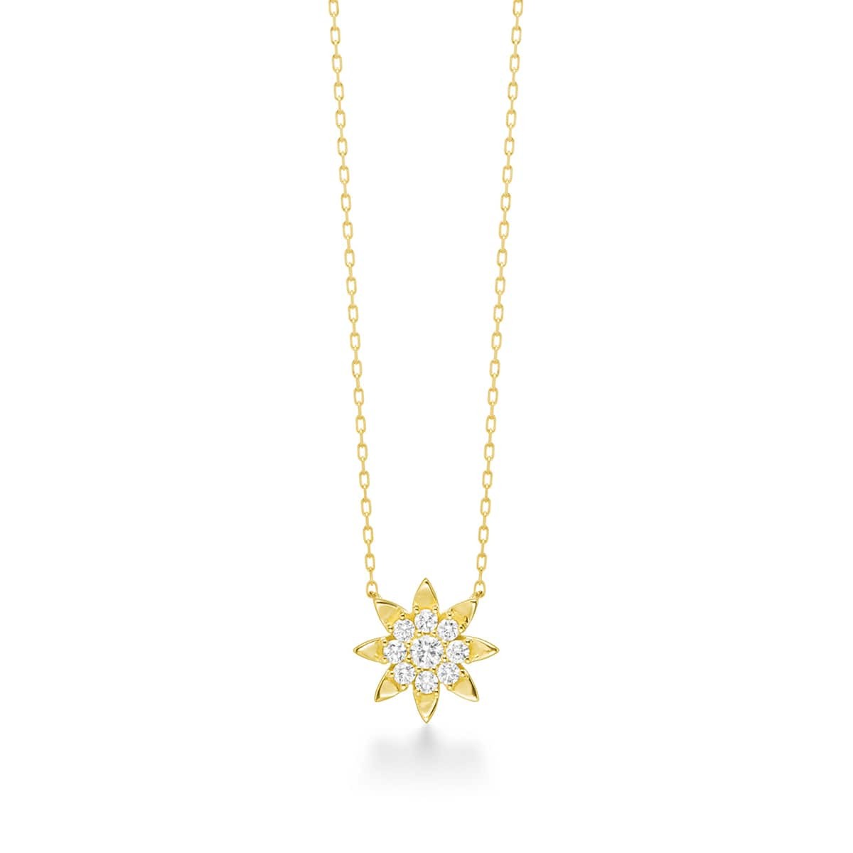 petit soleil diamond 项链