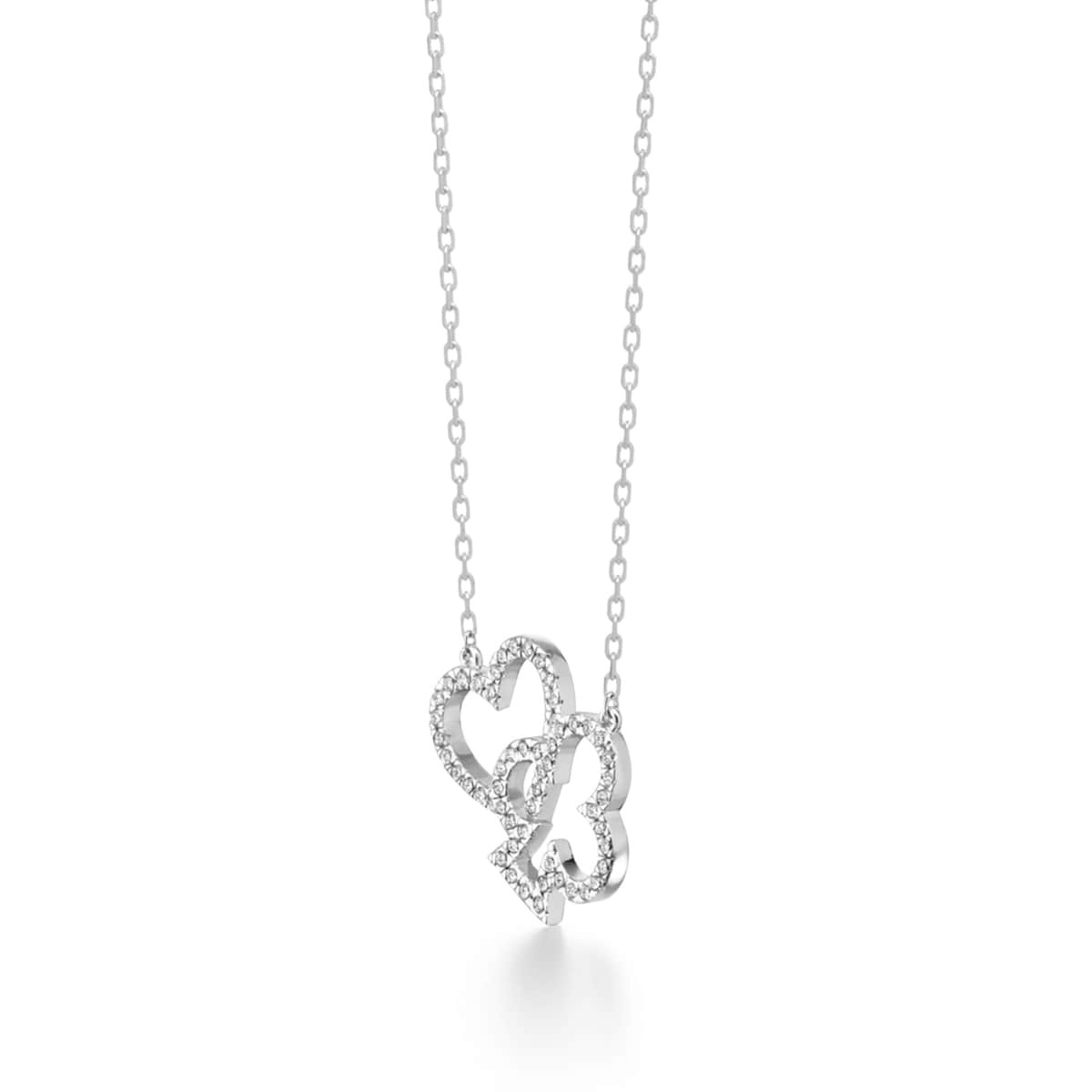 march diamond (heart & club) 项链