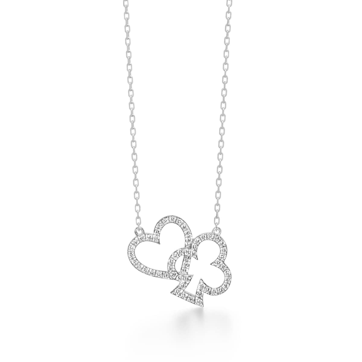 march diamond (heart & club) 项链