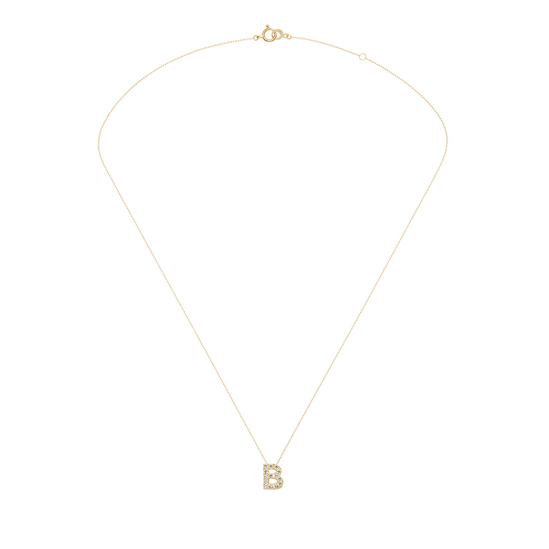 première étoile initial 项链 B