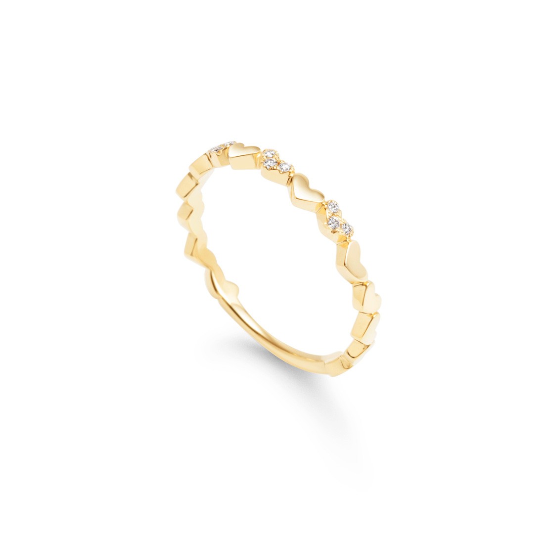 anne heart pavé  戒指