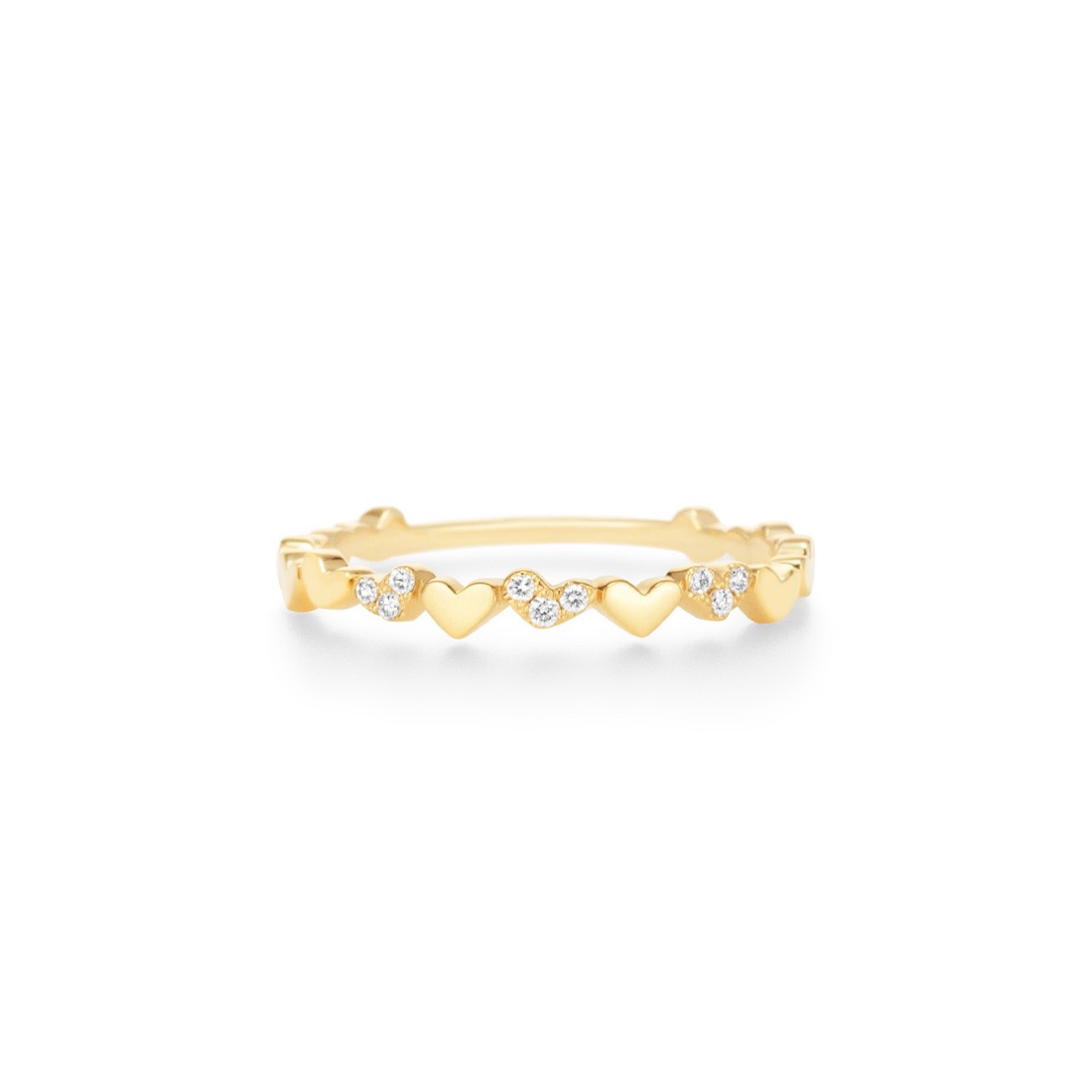 anne heart pavé  戒指