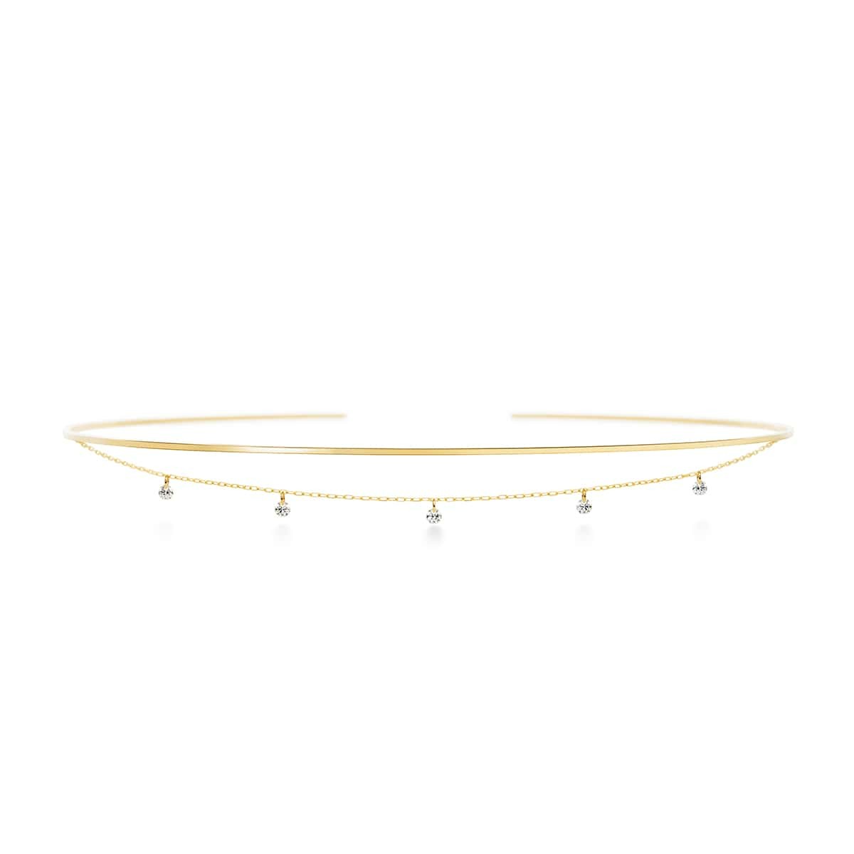 bindu chain diamond 项链