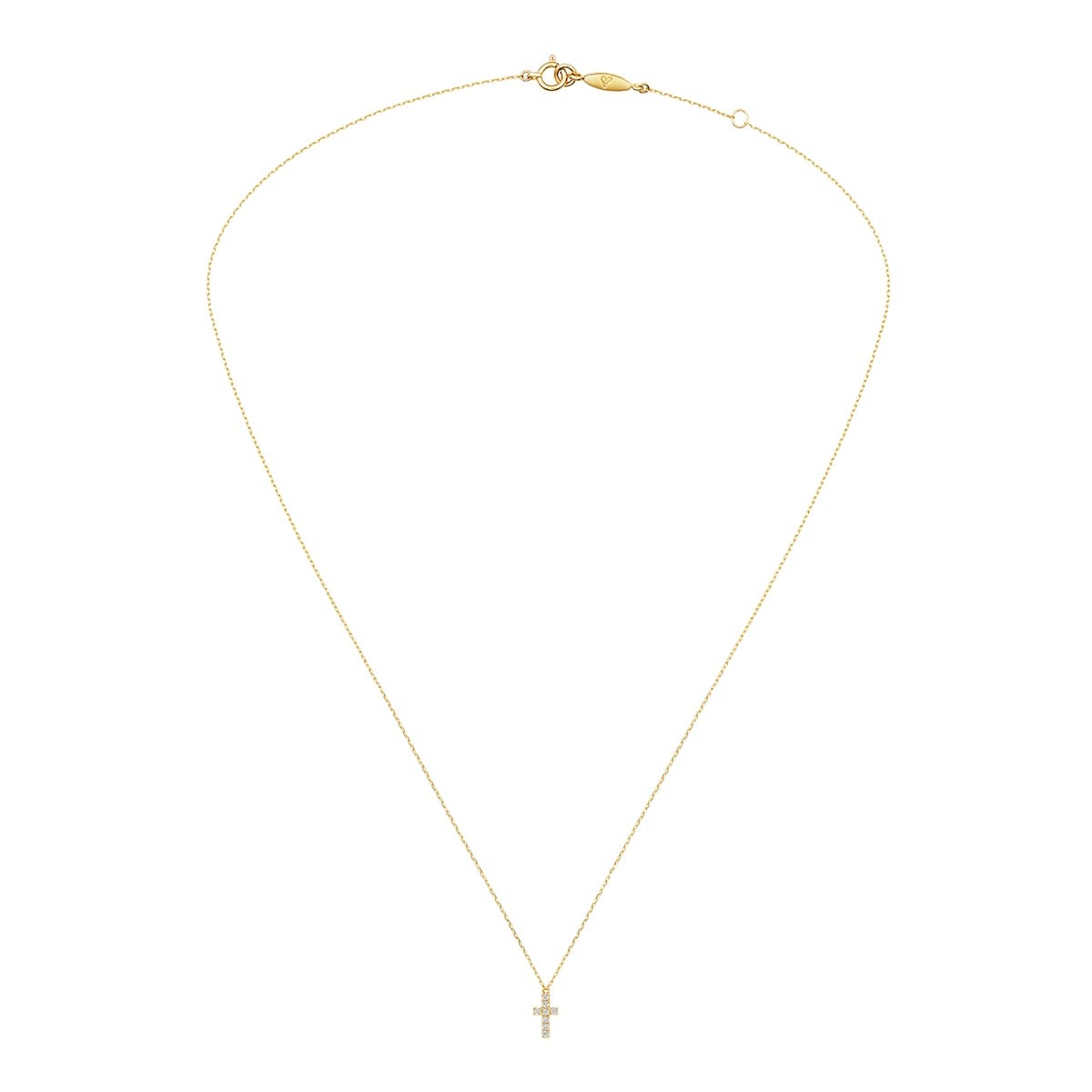 cross pavé 项链