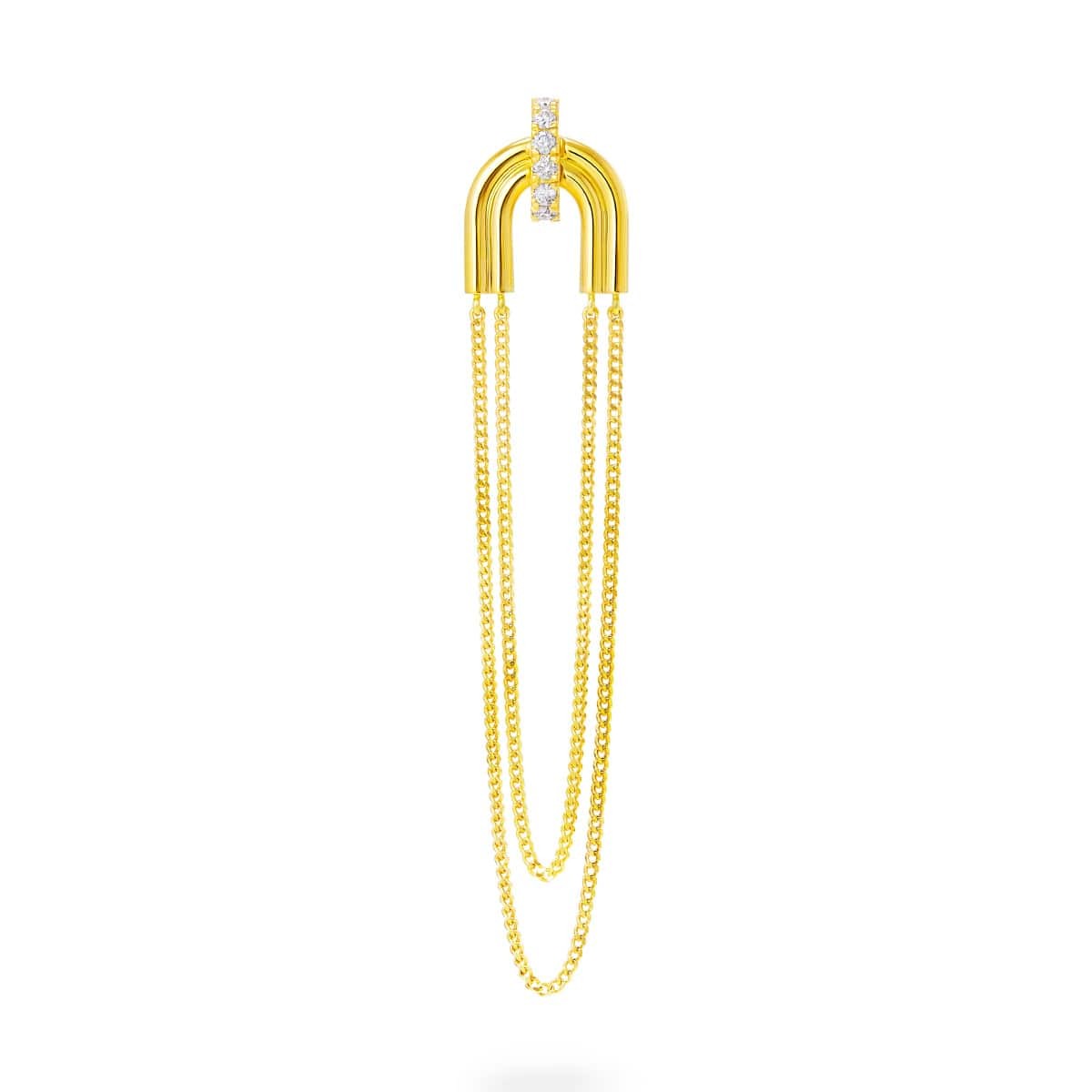 chandelier chain arch 耳环