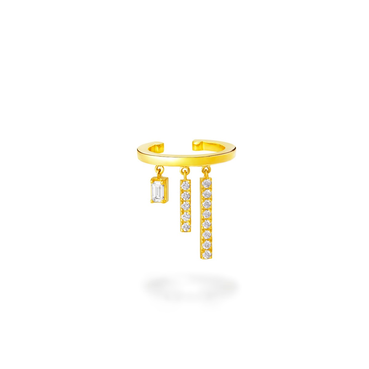 chandelier baguette 耳夹