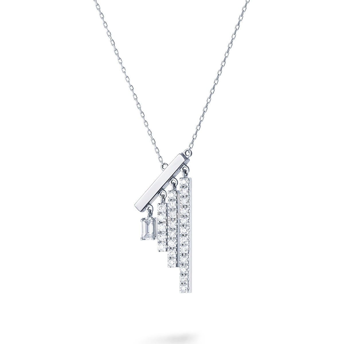 chandelier baguette 项链