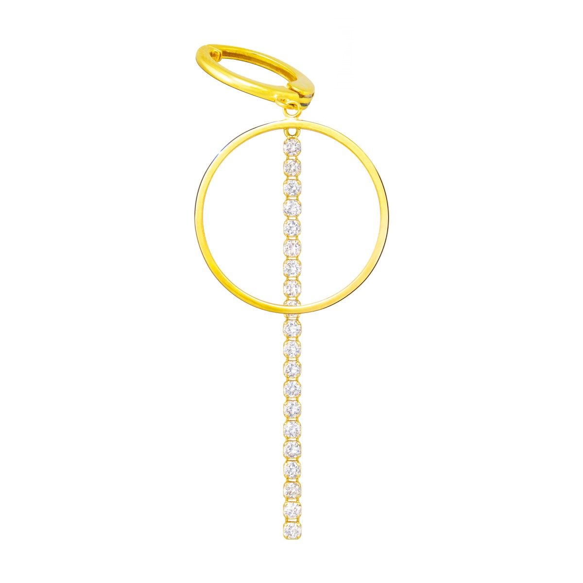 chandelier hoop 耳夹