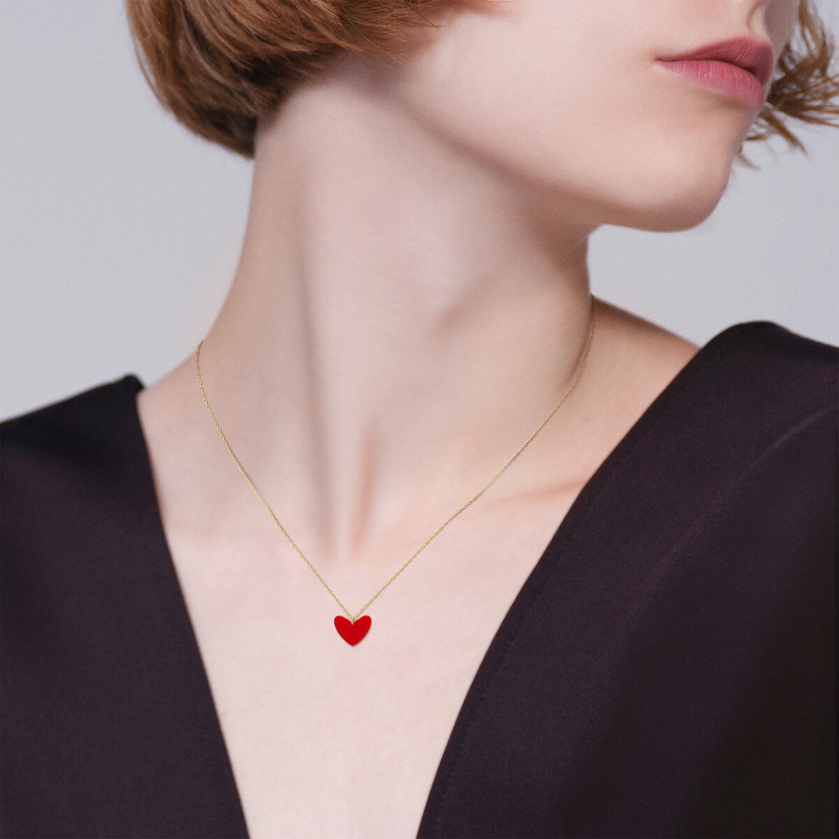 thiran heart midi 项链