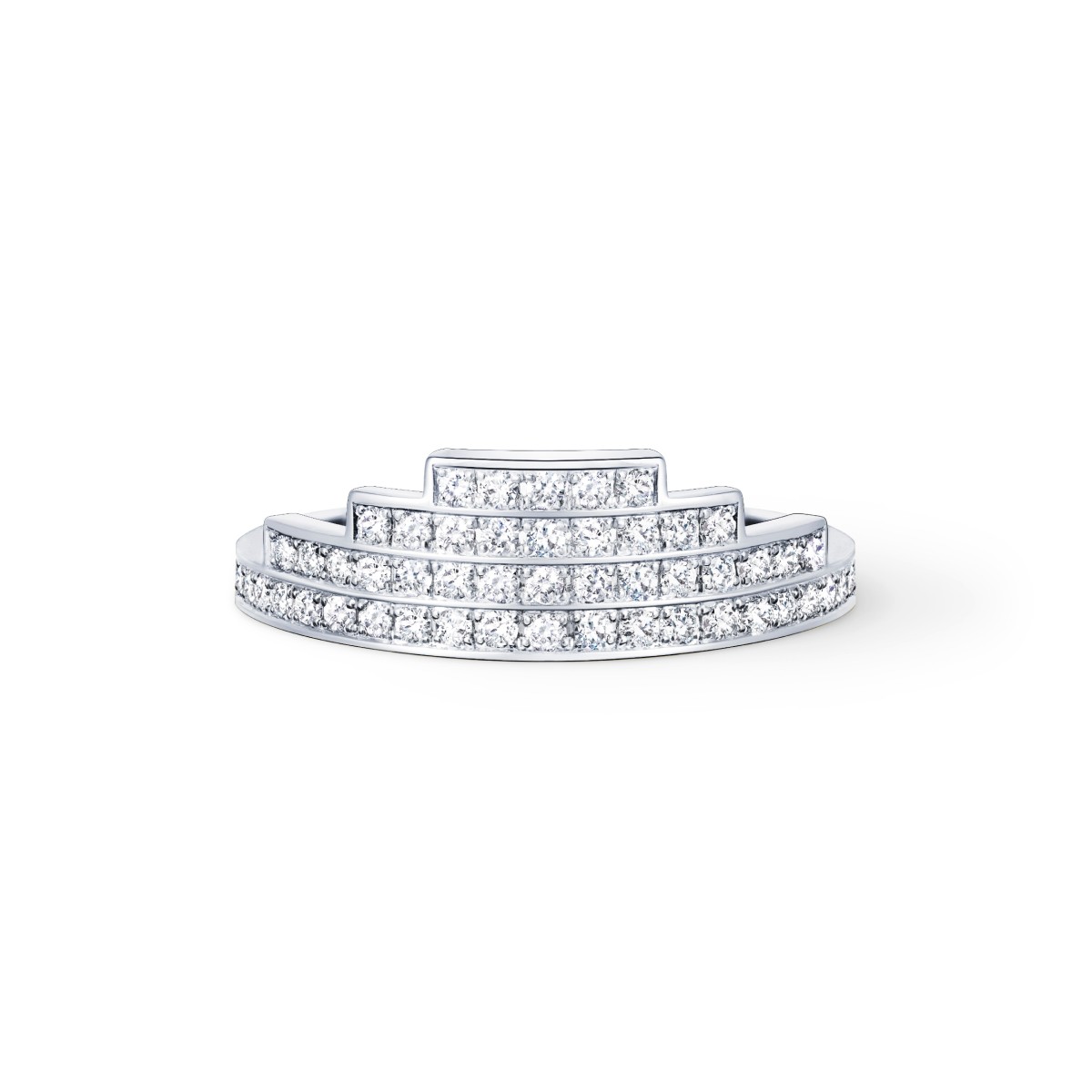 chandelier layered diamond 戒指