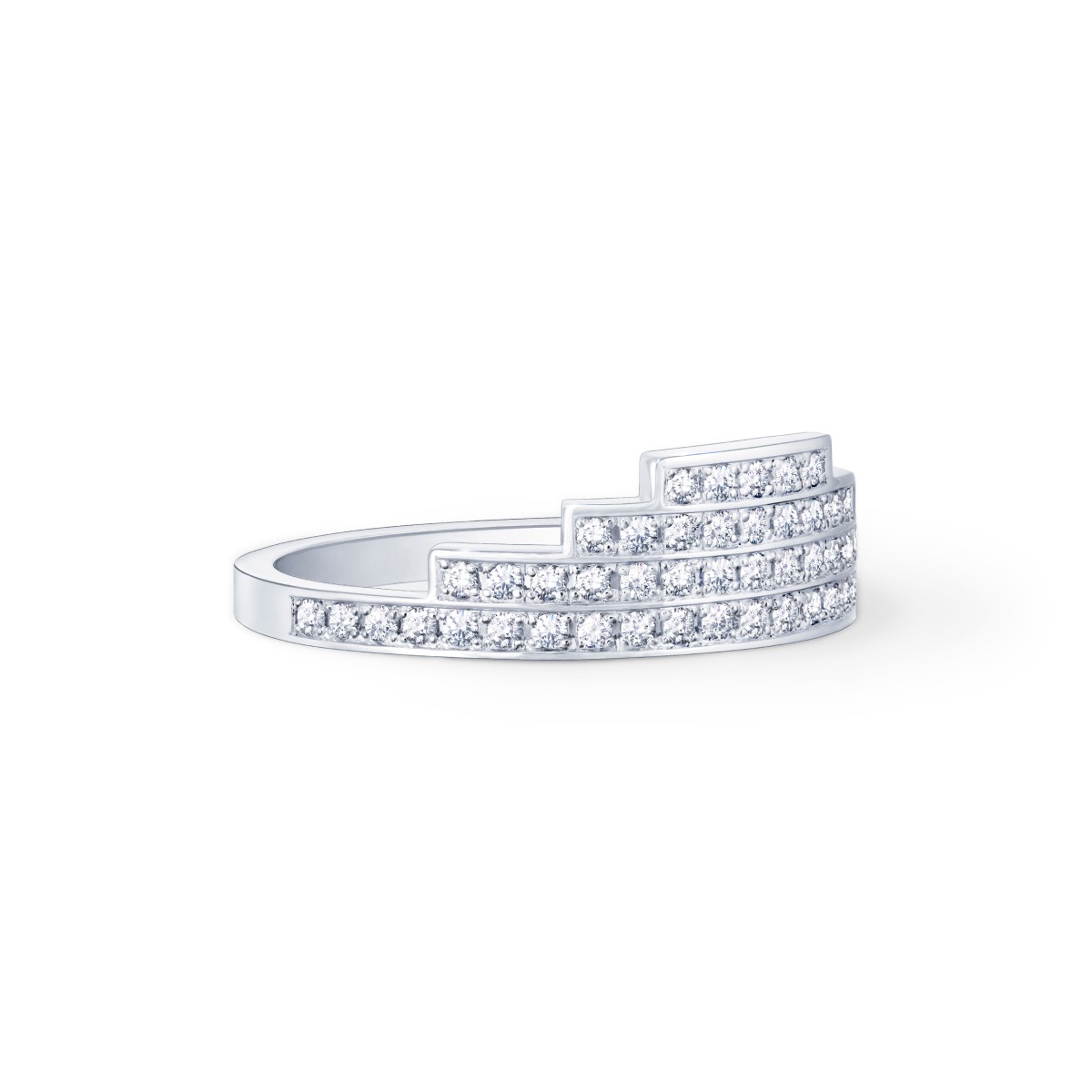 chandelier layered diamond 戒指