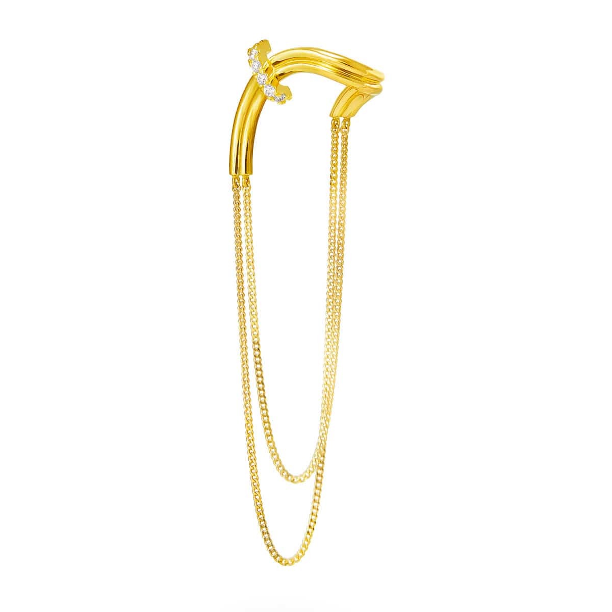 chandelier chain enfold 耳环