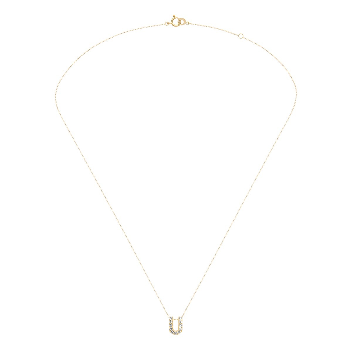 première étoile initial 项链 U