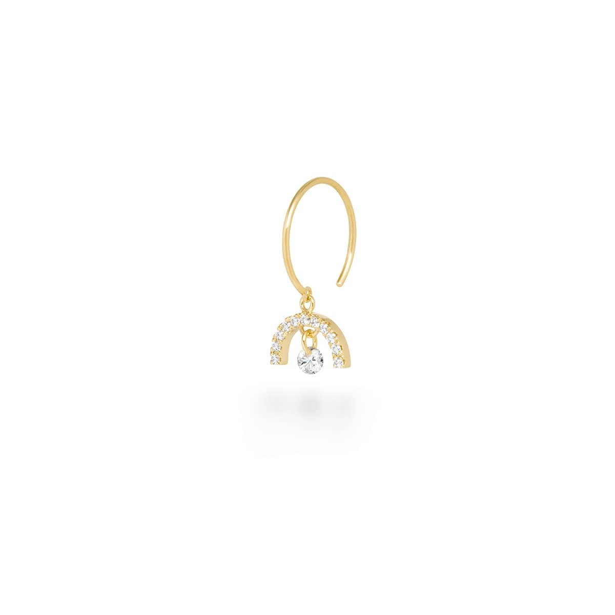 bindu arch diamond 耳环