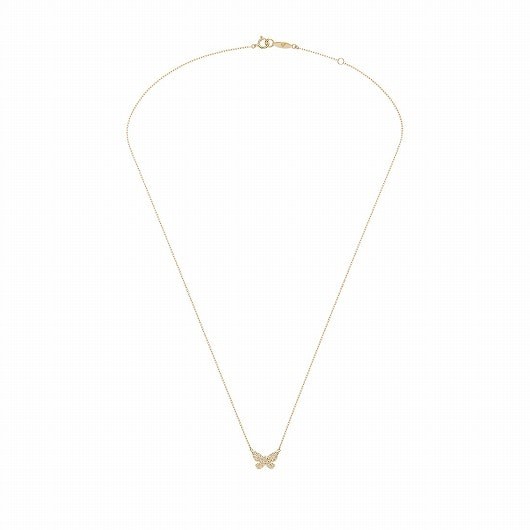 butterfly pavé midi 项链
