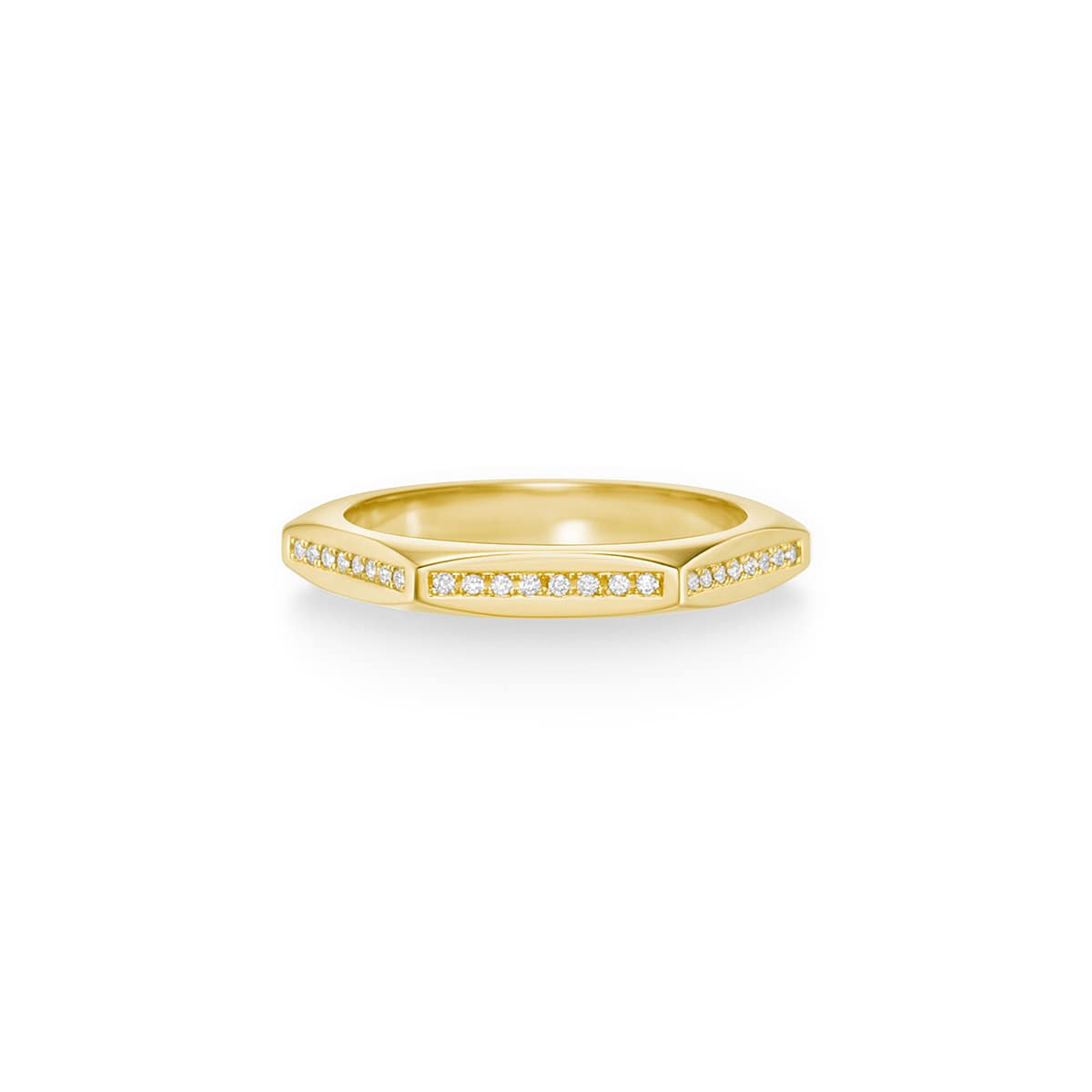 ruche facet diamond 戒指