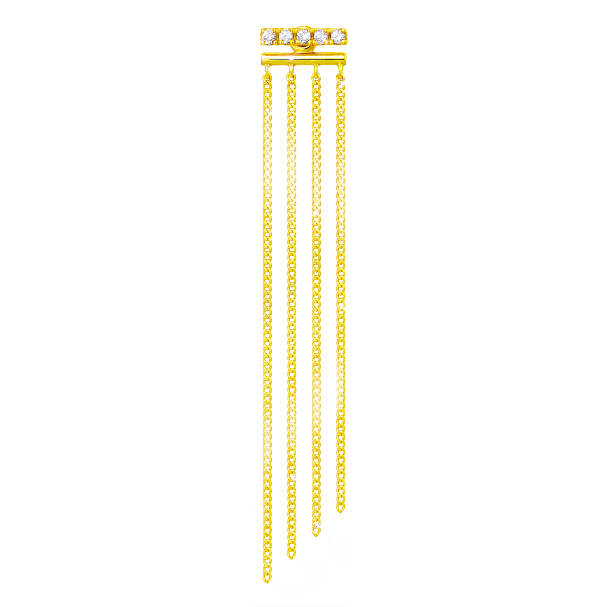 chandelier chain 耳环